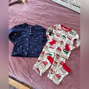 Carters Boys Christmas Bundle GUC